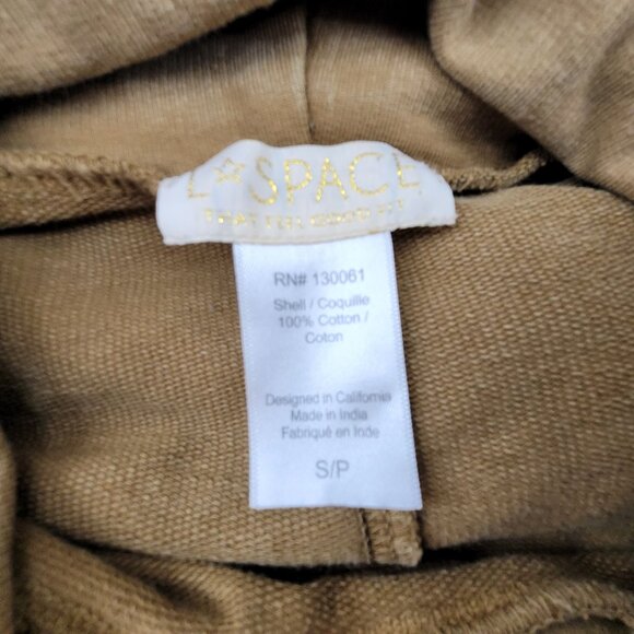 L*Space Tunic Women's SP Cowl Neck Knit Long Sleeve Pockets Vtg Cover up - Picture 3 of 6